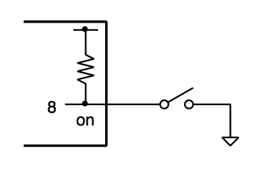 Miyagino4 switch (internal pull-up) example